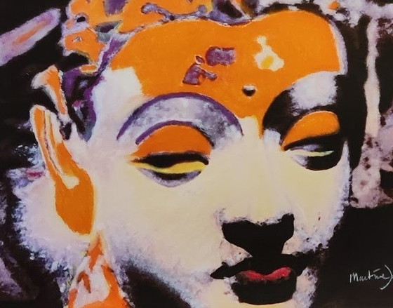 Image 1 of Martine Jacobs Bouddha orange