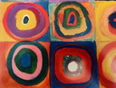 Wassily Kandinsky : "Cercles angulaires, 1913".
