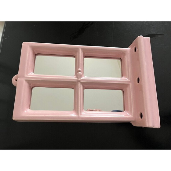 Image 1 of Miroir en céramique vintage, 1980