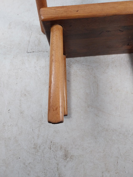 Image 1 of 1 X 2 Pièces Brutalist Mimi Set In Light Oak 1970's