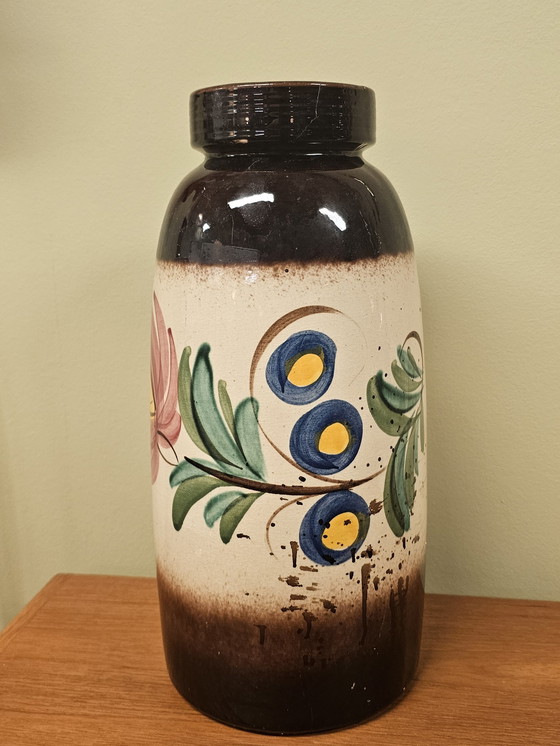 Image 1 of Vintage Large Floor Vase West Germany Scheurich Vase