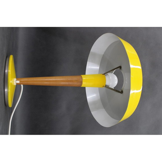 Image 1 of Lampe de table jaune vintage par Kamenicky Senov, Tchécoslovaquie 1970
