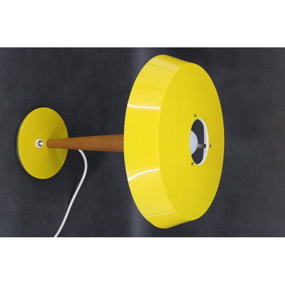 Image 1 of Lampe de table jaune vintage par Kamenicky Senov, Tchécoslovaquie 1970