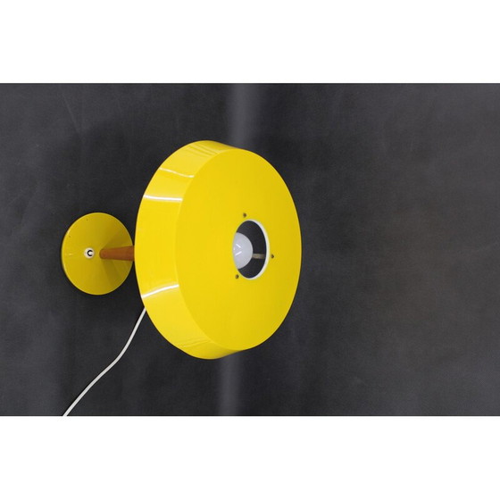 Image 1 of Lampe de table jaune vintage par Kamenicky Senov, Tchécoslovaquie 1970