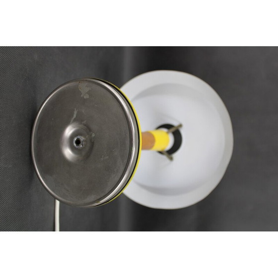 Image 1 of Lampe de table jaune vintage par Kamenicky Senov, Tchécoslovaquie 1970