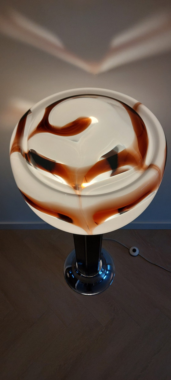 Image 1 of Lampadaire Mazzega Murano vintage des années 1960