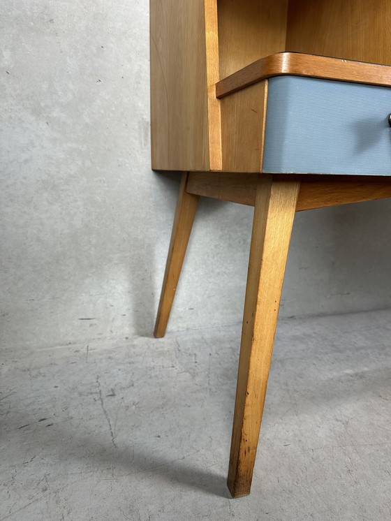 Image 1 of Bureau vintage des années 50 - Hêtre