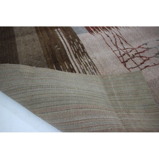 Image 1 of Tapis géométrique vintage, Tchécoslovaquie 1930