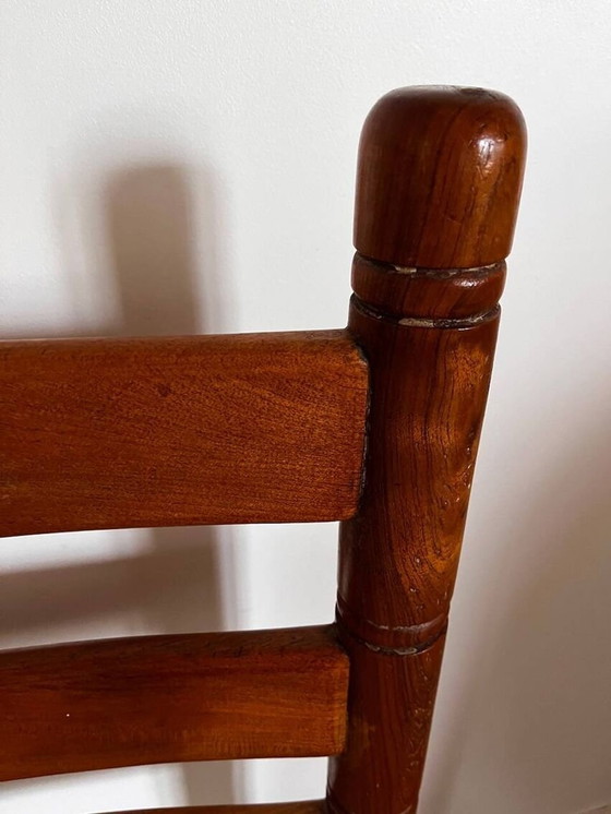 Image 1 of Paire De Chaises Bois