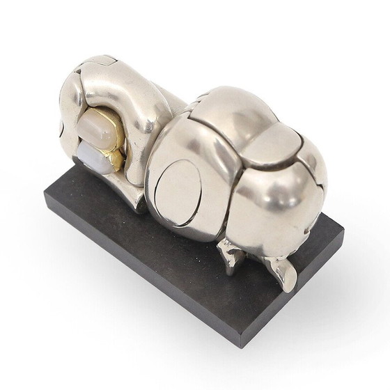 Image 1 of Sculpture vintage "La Mini Zoraida" en alliage d'aluminium nickelé de Miguel Barrocal, 1960