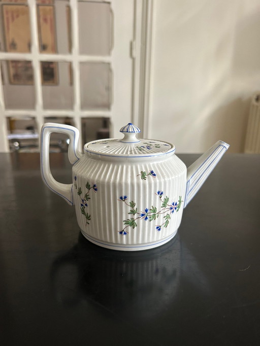 Rare Ensemble En Porcelaine Charles Pillivuyt