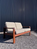Teck vintage deux places Design danois