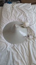 Lampe suspendue vintage trompette / chapeau de sorcière