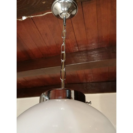 Image 1 of Suspension vintage ''Mazzega sphere'' en verre de Murano, 1970