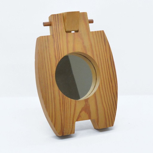 Miroir vintage par Pracownia Rzeźbiarstwa pour Henryk Kluska Zabrze, Pologne 1963