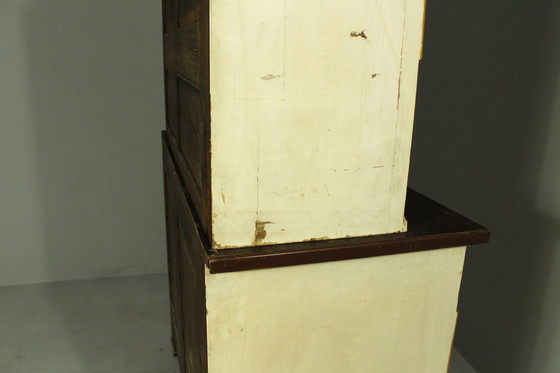 Image 1 of Armoire de cuisine rondocubiste, République tchèque, années 1920