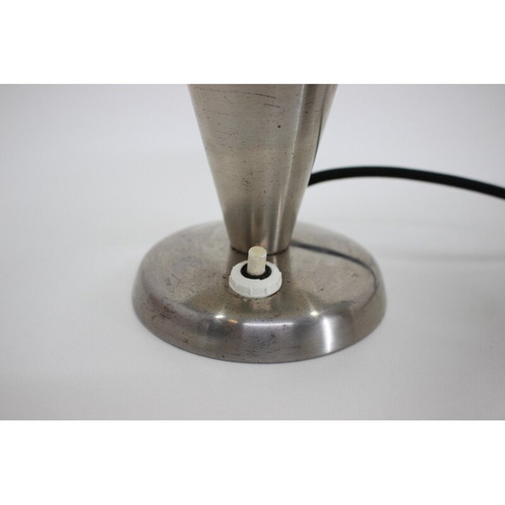 Image 1 of Paire de lampes chromées Bauhaus, Tchécoslovaquie 1930