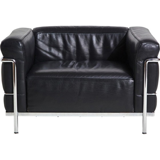 Image 1 of Fauteuil en cuir Lc3 vintage pour Cassina