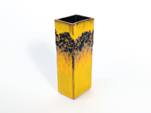 Vase en lave grasse | Kreutz Midcentury Ceramic | Allemagne de l'Ouest, 1960's