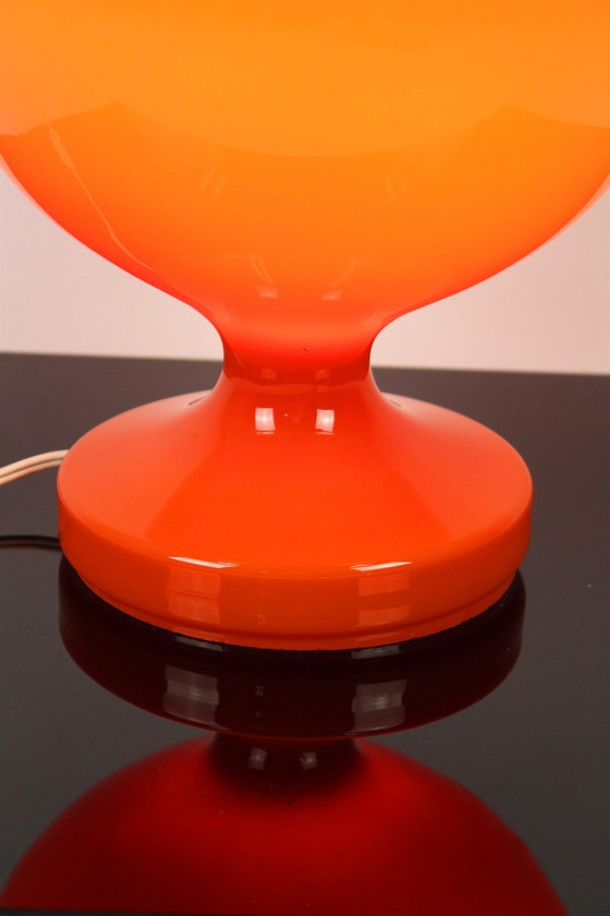 Image 1 of Lampe de table vintage en verre par Stepan Tabery pour Opp Jihlava, 1970S