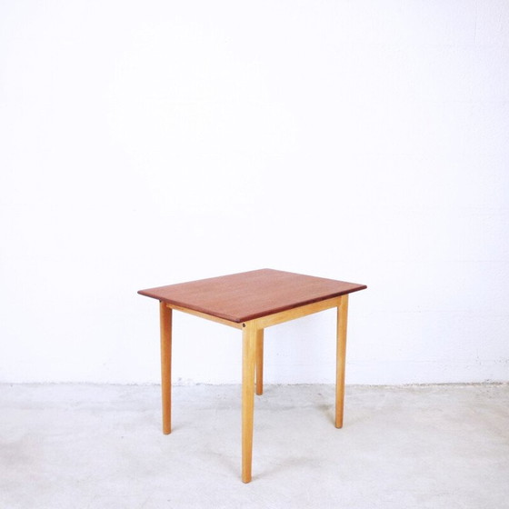 Image 1 of Table de chevet vintage en teck, 1960