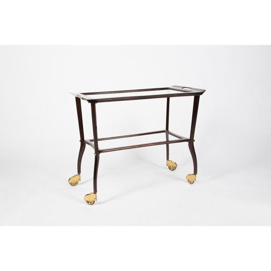 Image 1 of Chariot de service vintage par Cesar Lacca, 1950