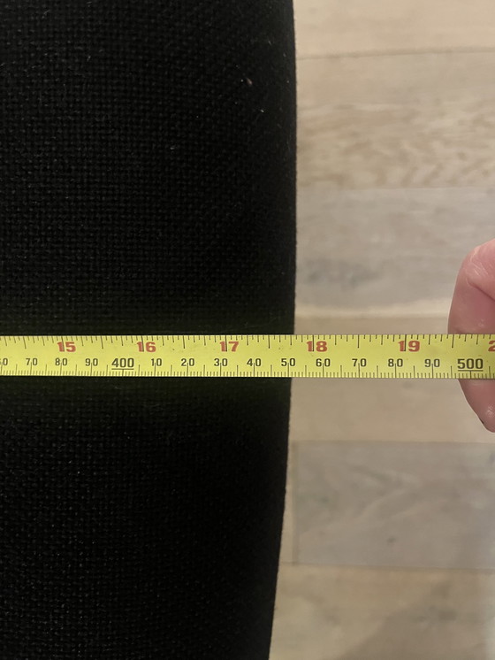 Image 1 of Siège de conférence Comforto noir vintage