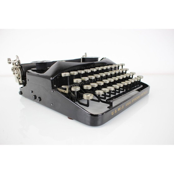 Image 1 of Machine à écrire vintage "Mirsa" en métal par Seidl et Naumann, Allemagne 1934