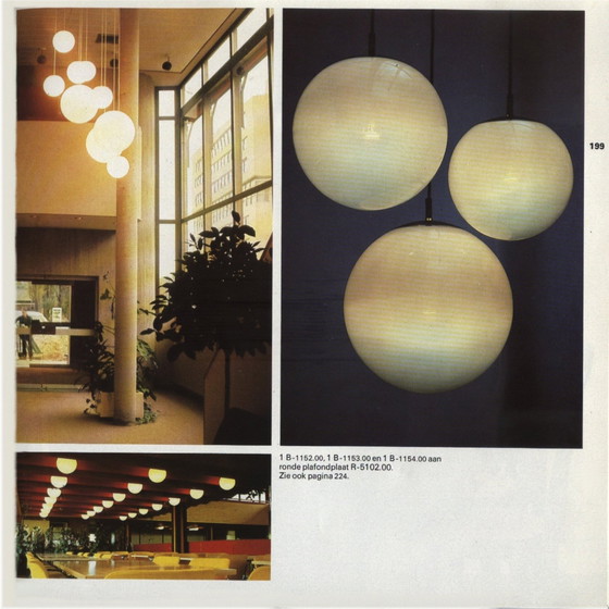 Image 1 of Lampe suspendue Raak Morning Mist 25Cm, Pays-Bas 1970