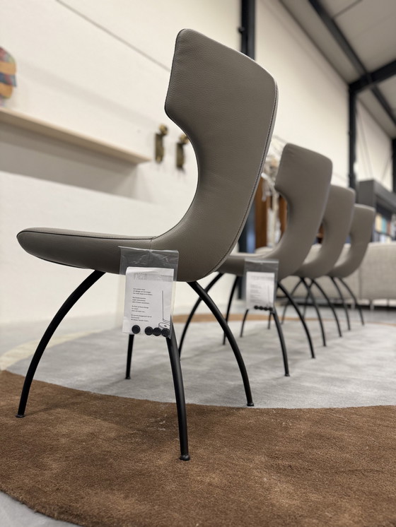 Image 1 of 4 Leolux Callas Dining Chair Senso Mist Leather