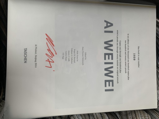 Livre Ai Wei Wei Édition spéciale avec coupures de presse Totalement complet en excellent état