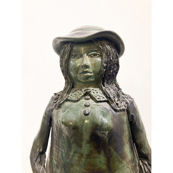 Image 1 of Sculpture vintage en céramique