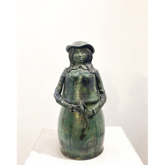 Image 1 of Sculpture vintage en céramique