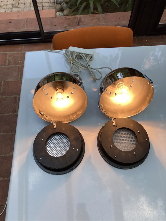 Image 1 of Paire De Lampe Murale Spot Italie Milano Stilnovo 