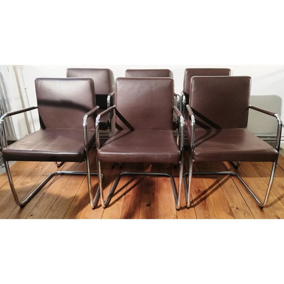 Image 1 of Fauteuil vintage en cuir Bono