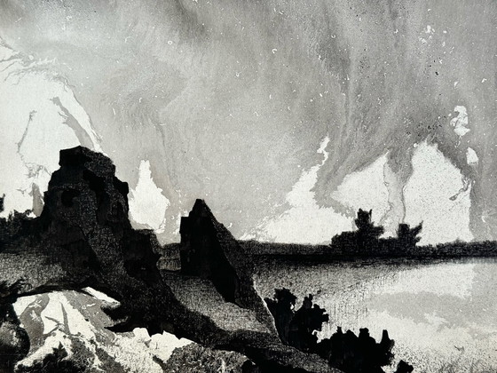 Image 1 of Paysage à l'encre (1975) - Eugène Eechaut (1928-2019)