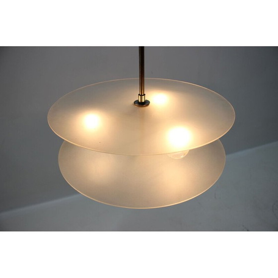 Image 1 of Lampe suspendue vintage art déco, 1930