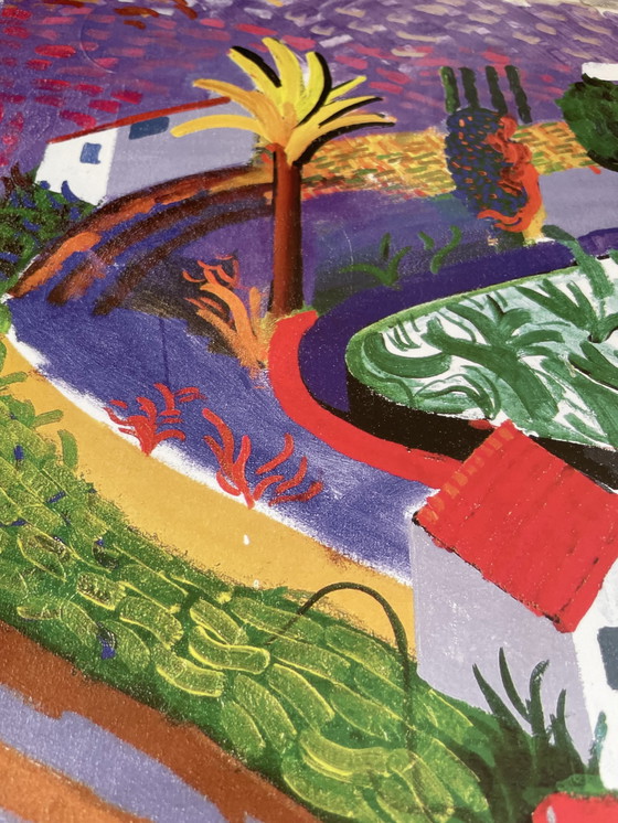 Image 1 of David Hockney, Nichols Canyon, 1980, M. et Mme Richard C. Hedreen, Seattle Washington, Copyright David Hockney.