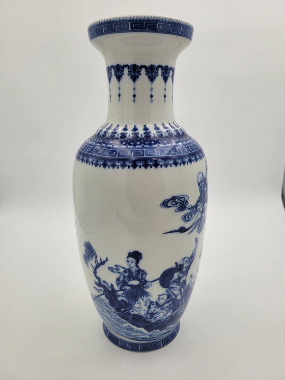 Image 1 of Grand Vase Motifs Chinois