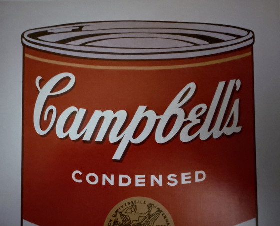 Image 1 of Andy Warhol : "Campbell's Soup I : Tomato, 1968". Fondation Andy Warhol pour les arts visuels, New York.