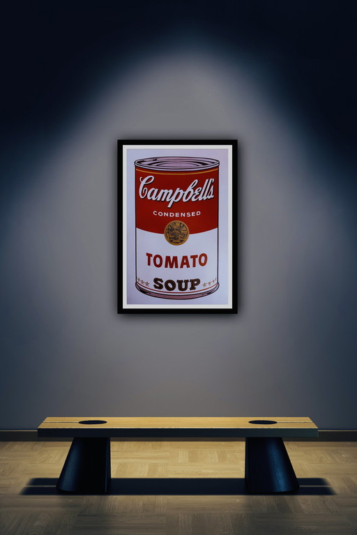 Andy Warhol : "Campbell's Soup I : Tomato, 1968". Fondation Andy Warhol pour les arts visuels, New York.