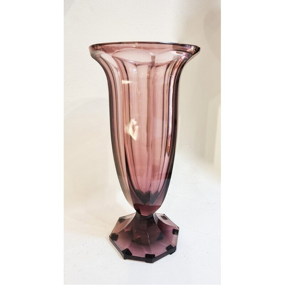 Image 1 of Vase Mid Century de Moser, tchèque
