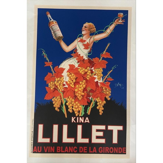 Image 1 of Affiche vintage Kina Lillet par Robys (Robert Wolff)