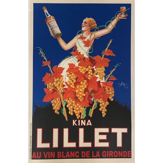 Image 1 of Affiche vintage Kina Lillet par Robys (Robert Wolff)
