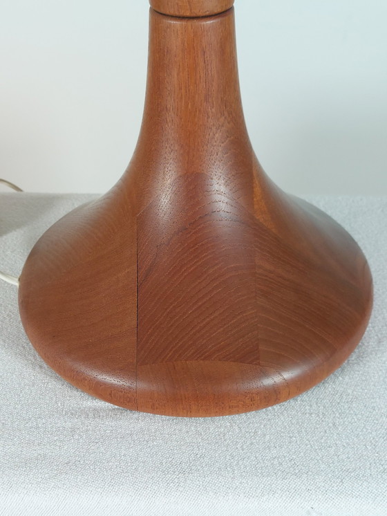 Image 1 of Grande lampe de table Mid Century Vintage en teck