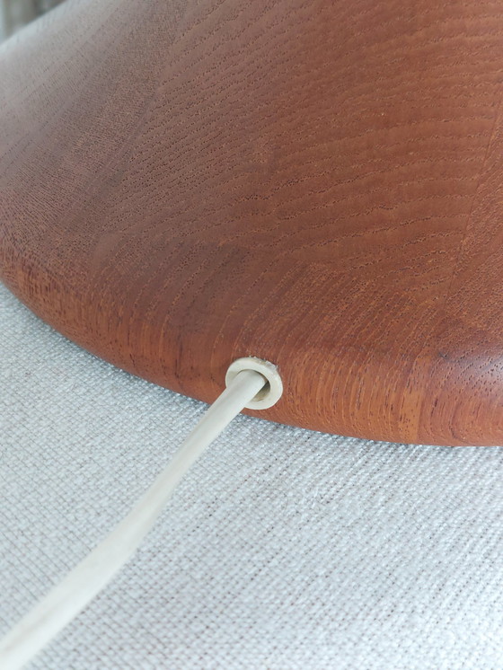Image 1 of Grande lampe de table Mid Century Vintage en teck