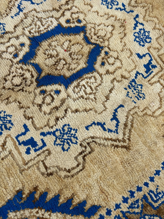 Image 1 of Atlas - Tapis marocain en laine jaune