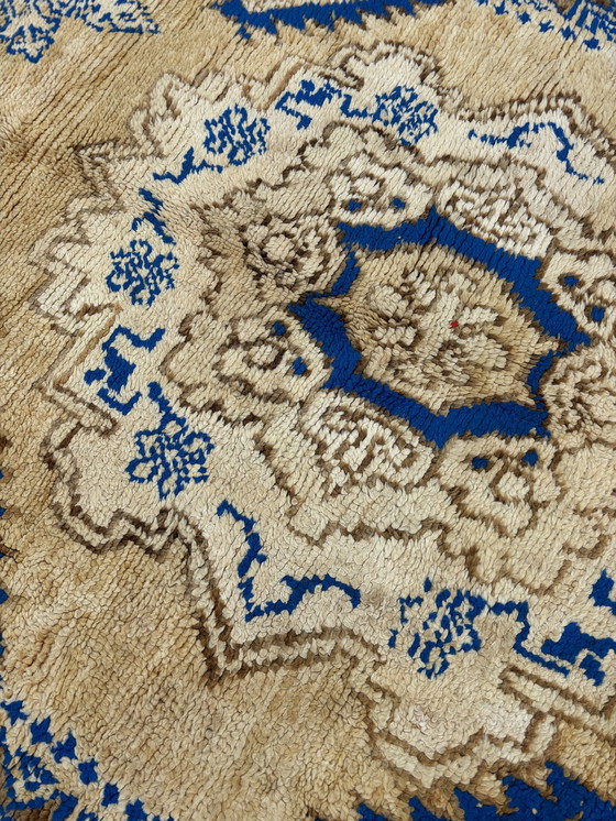 Image 1 of Atlas - Tapis marocain en laine jaune