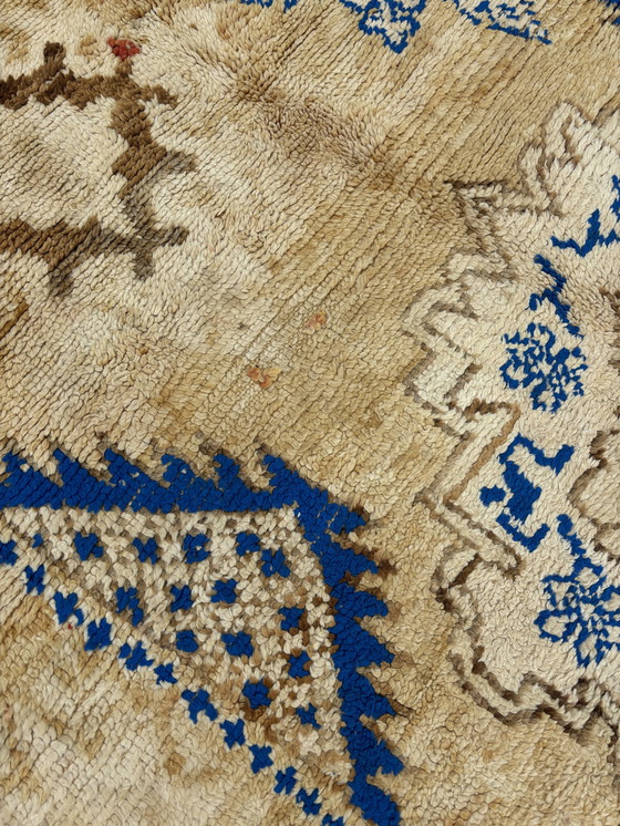 Image 1 of Atlas - Tapis marocain en laine jaune