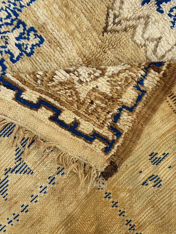 Image 1 of Atlas - Tapis marocain en laine jaune